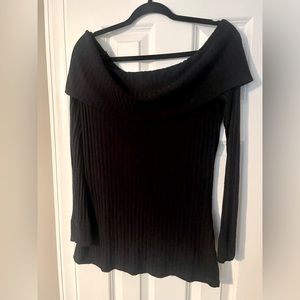7 for all mankind off the shoulder sweater